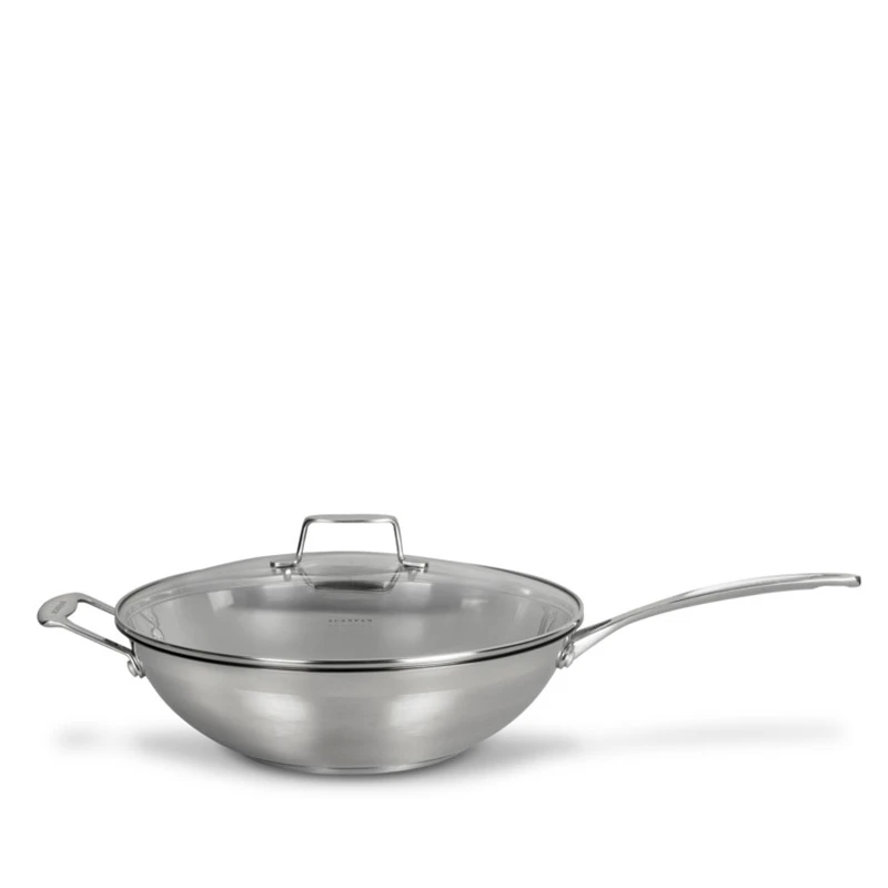 Scanpan Impact Wok Med Låg Uden Belægning 32 Cm