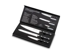 Lion Sabatier Licorne Knivsæt 3 Dele Stål/ Sort