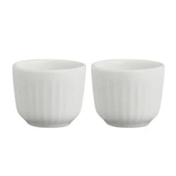 Kähler Hammershøi æggebæger Hvid 2 Stk.