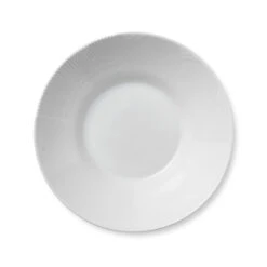 Royal Copenhagen Hvid Elements Dyb Tallerken 25 Cm