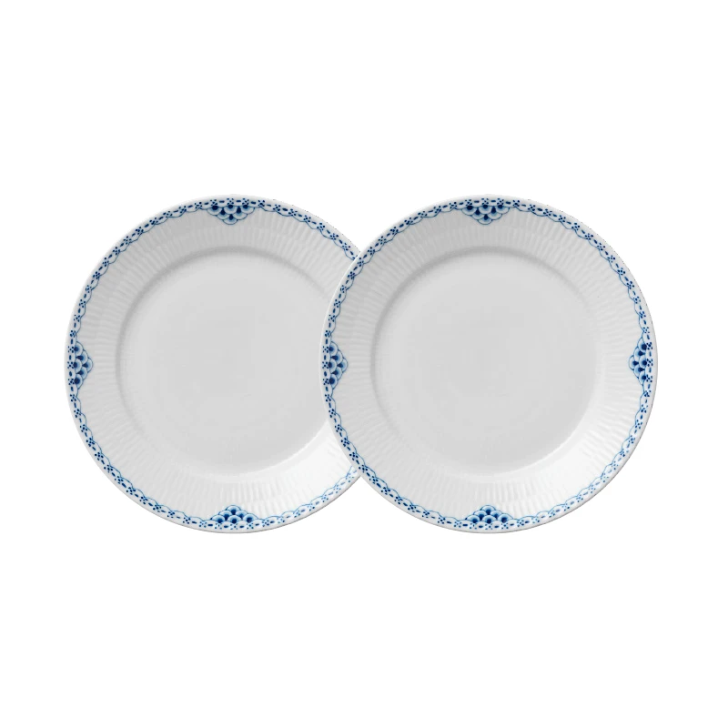 Royal Copenhagen Prinsesse Tallerken 22 Cm 2 Stk.