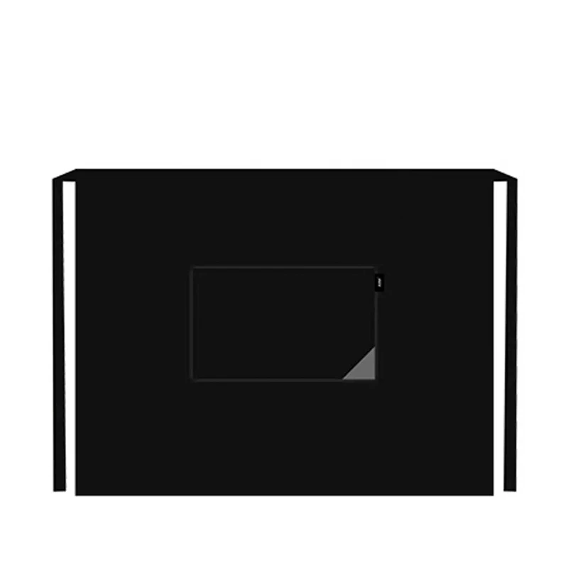 Herstal Juna Triangle Forklæde Med Lomme Sort