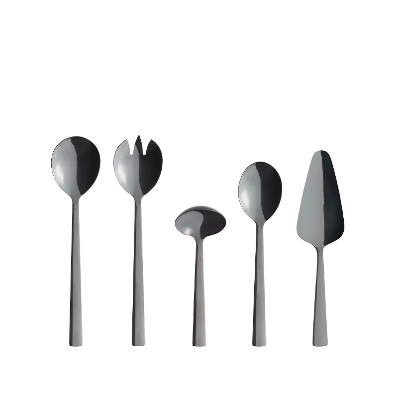 RAW Serveringssæt 5 Dele Sort