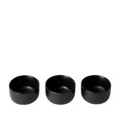 RAW Titanium Black Mini Skål 3 Stk. 3,8 Cm