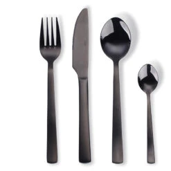 RAW Bestik 16 Dele Sort