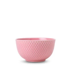 Lyngby Porcelæn Rhombe Color Skål Rosa 11 Cm