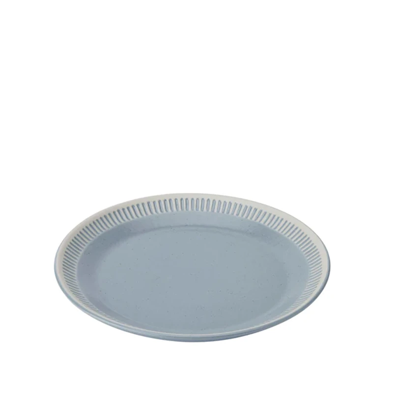 Knabstrup Keramik Knabstrup Colorit Tallerken Grå 19 Cm