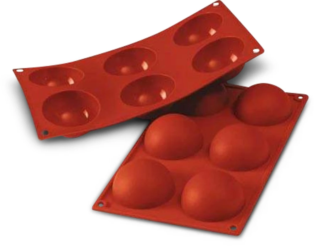 Silikomart Halvkugle Silikoneform 6 Stk