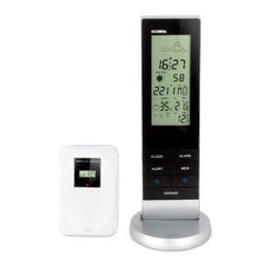 Alecto WS-1150 Vejrstation Med Trådløs Sensor Sort/sølv
